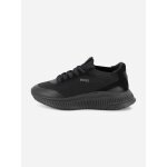 Basket gar�on a lacets noir