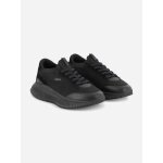 Basket gar�on a lacets noir