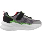 Basket gar�on lumineuse � semelle led souple gris