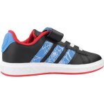 Baskets gar�on � scratch motif spider - man noir