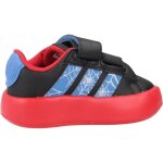 Baskets gar�on � scratch motif spider - man noir black