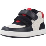 Basket gar�on en textile bleu blanc