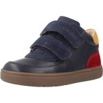 Basket gar�on en textile bleu rouge