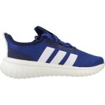 Baskets gar�on en textile � lacets running l�ger bleu blue