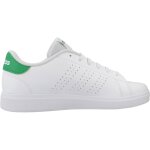 Baskets gar�on en textile � scratch classique blanc white
