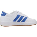 Basket gar�on en textile style tennis lacets blanc white