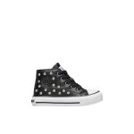 Baskets hautes en cuir avec strass ylfas. noir -