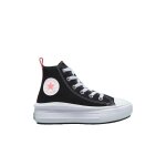 Basket junior chuck taylor all star move high unisexe, style et confort noir