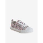 Baskets lac�es et zipp�es toile enfant collection maternelle blush