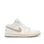 Basket � lacets air jordan 1 low �cru