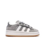 Basket � lacets campus fille gris