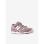 Baskets � lacets enfant yv373vq2 rose clair uni avec decor