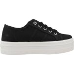 Basket � lacet fille noir