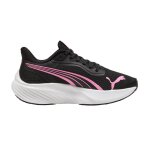 Basket � lacets fille pounce lite jr noir, rose