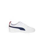 Basket � lacets rickie jr confort et style junior blanc