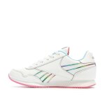 Baskets lacets royal cl jog 3. 0 style et confort enfant blanc / rose