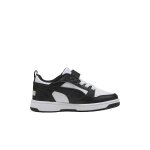 Baskets � lacets et scratch rebound v6 confort et maintien enfant puma white - puma black