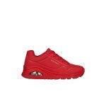 Basket � lacets uno stand on air confort moderne junior rouge