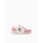 Baskets lumineuses minnie rose clair