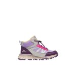 Baskets montantes b�b� en simili cuir et tissu dryforce high, imperm�ables violet - fuchsia