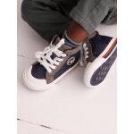 Baskets montantes lacées et zippées bébé lot bleu Baskets montantes lacées et zippées bébé lot bleu