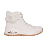 Baskets montantes � lacets blanc cass�