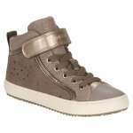 Baskets montantes � lacets smoke grey