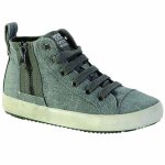 Baskets montantes À lacets velours grey Baskets montantes À lacets velours grey