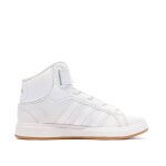 Baskets montantes mixte grand court blanc
