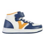 Baskets montantes  scratch bleu