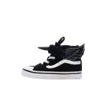 Baskets montantes � scratch licorne noir et blanc confort et maintien enfant black