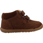 Baskets montantes � scratch marron