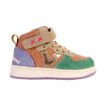 Baskets montantes  scratch nude