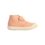 Baskets montantes � scratch rosa