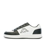 Baskets noir / blanc gar�on kappa malone lace blanc