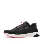 Baskets noires / roses fille kappa san puerto lace noir