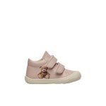 Baskets premiers pas en cuir cocoon bear 2 vl rose -