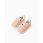 Baskets premiers pas rose clair