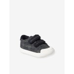 Baskets scratches textile bb carreaux gris