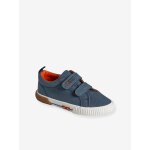 Baskets scratches en toile enfant indigo
