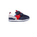 Baskets synth�tique london one bk navy red