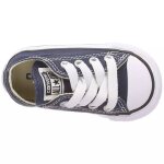 Baskets textile bleu