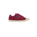 Baskets textile bordeaux