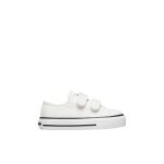 Baskets en tissu avec fermeture scratch ayasy vl. blanc -