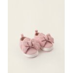 Baskets en tissu avec noeud rose clair Baskets en tissu avec noeud rose clair
