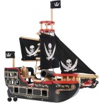 Bateau pirates barberousse noir