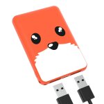Batterie externe power animal renard multicolore