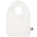 Bavoir en coton nid d'abeille cru