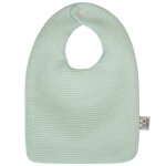 Bavoir en coton nid d'abeille vert