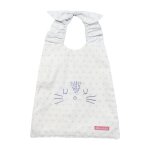 Bavoir lastiqu coton bio pompom